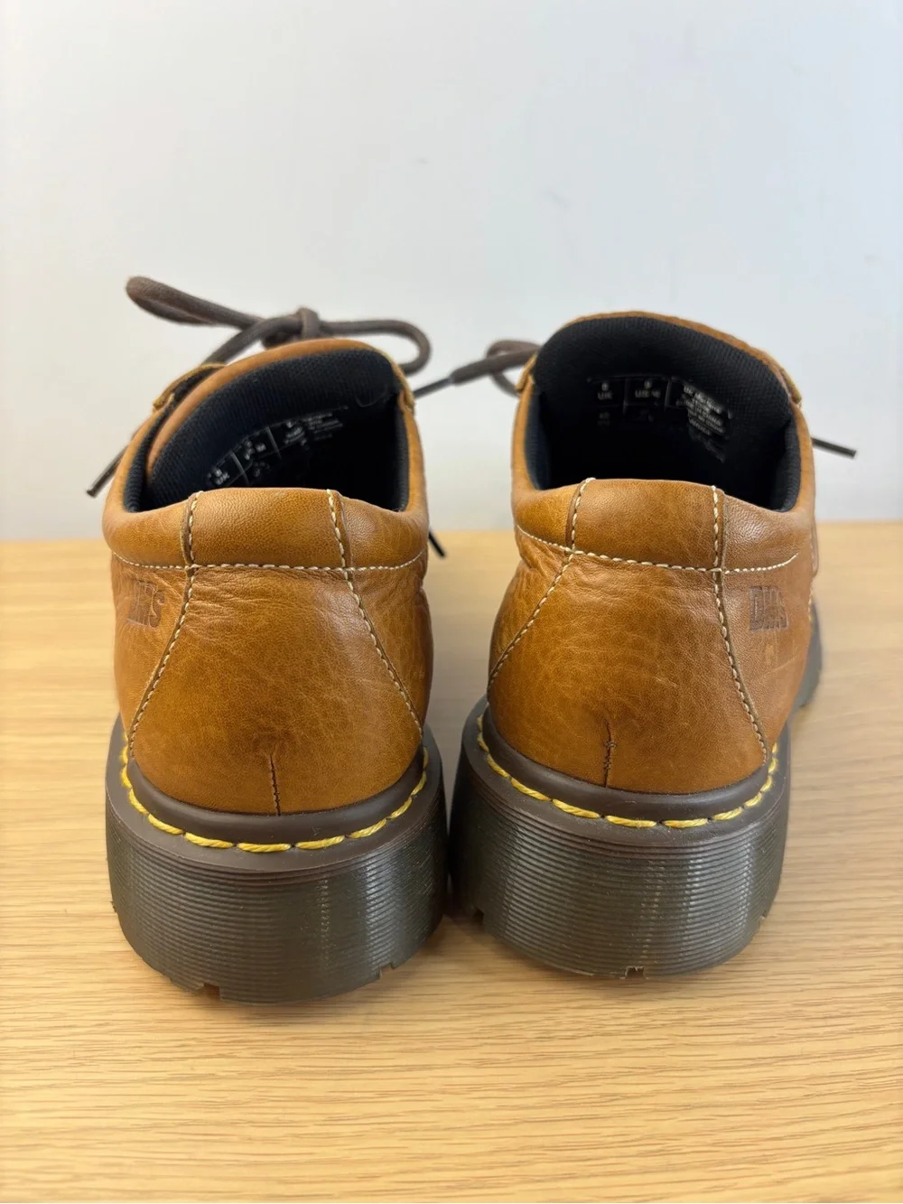 Y2K Vintage Light Brown Chunky Sole Dr. Martens Shoes Woman’s 10 Men’s 9